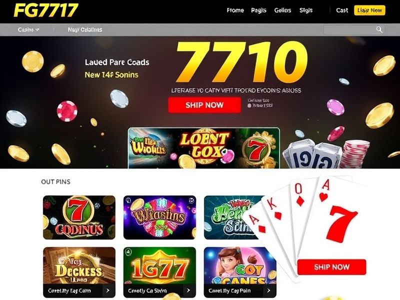 Welcome to fg777 Casino, the ultimate destination for online gaming enthusiasts. Explore a vast collection of slots, table games, and live dealer options alongside exclusive bonuses and promotions.